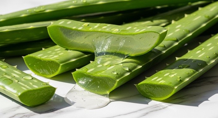 Aloe vera for skin