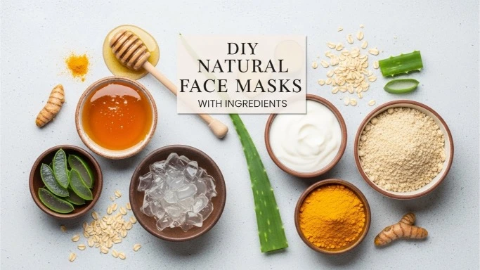 DIY natural face masks